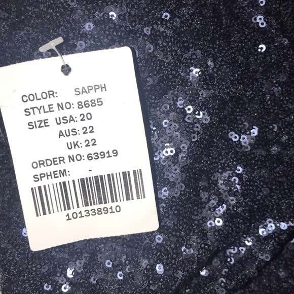 Sorella Vita navy blue sequins dress - Picture 6 of 7